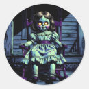 Search for vintage doll stickers Halloween