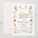 Search for colorful bridal shower invitations Wildflowers