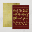 Search for deck the halls invitations Red and green