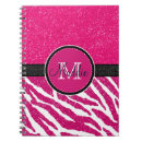 Search for pink zebra stripes notebooks Stylish