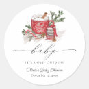 Search for hot and cold stickers Winter baby shower