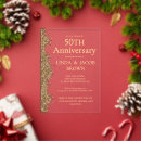 Search for square wedding anniversary invitations Classic fancy script typography