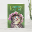 Search for cat lovers easter cards Feline