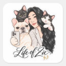 Search for pet portrait stickers Cat