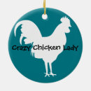 Search for rooster chicken christmas tree decorations White