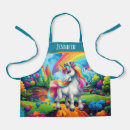 Search for girls name aprons Unicorn