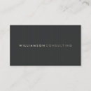 Search for simple one sided business cards Minimalist
