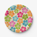 Search for hibiscus paper plates Hawaiian