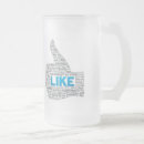 Search for facebook like mugs Blue