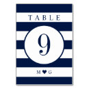 Search for monogram table cards Navy