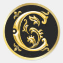 Search for letter c wedding stickers Initial