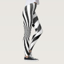 Search for black spirals on white leggings Circle