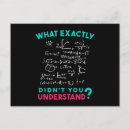 Search for math jokes postcards Student