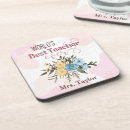 Search for teacher coasters Birthday