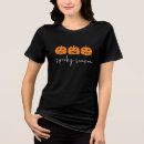 Search for pumpkin womens tshirts Black and white