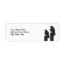 Search for two birds return address labels Silhouette
