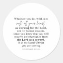 Search for colossians stickers Bible verse