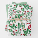 Search for hand painted wrapping paper Red and green
