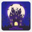 Search for haunted house full moon bats stickers Purple
