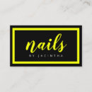 Search for nail technician business cards Stylish