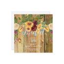 Search for rustic wood background invitations Floral