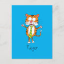Search for tiger kid postcards Funny