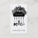 Search for kitchen utensils business cards Food