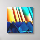 Search for blue orange canvas prints Yellow