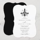 Search for chandelier wedding invitations Elegant