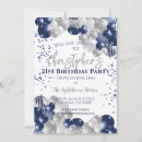 Search for male 21st birthday invitations Modern