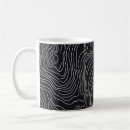 Search for topography mugs Black and white