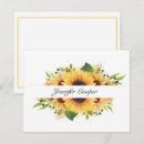 Search for sunflower note cards Feminine