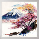 Search for mount fuji Watercolor