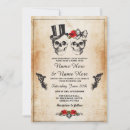 Search for floral skull invitations Gothic