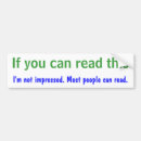 Search for impression bumper stickers Impressive