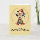 Search for funny giraffe christmas cards Africa