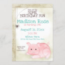 Search for barn yard invitations Pig
