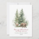 Search for woodland animals christmas cards Winter snow