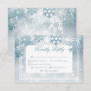 Search for snowflake rsvp cards Elegant