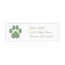 Search for pawprint return address labels Cat