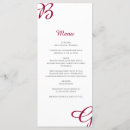 Search for maroon menus Minimalist