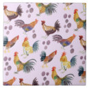 Search for rooster tiles Watercolor