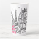 Search for pink eiffel tower mugs France