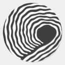 Search for black and white optical illusion stickers Monochrome