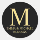 Search for black gold save the date stickers Modern