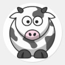 Search for cow cartoon stickers Farm