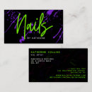 Search for nail salon business cards Feminine