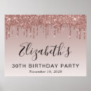 Search for 30th birthday party posters Chic