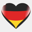 Search for deutschland flag stickers Heart
