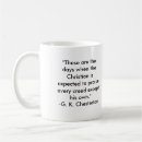 Search for chesterton mugs Christian